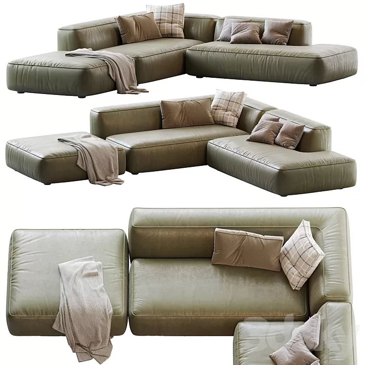 Sofa Lema CLOUD_Leather 3D Model Sofa Lema CLOUD_Leather 3D Model