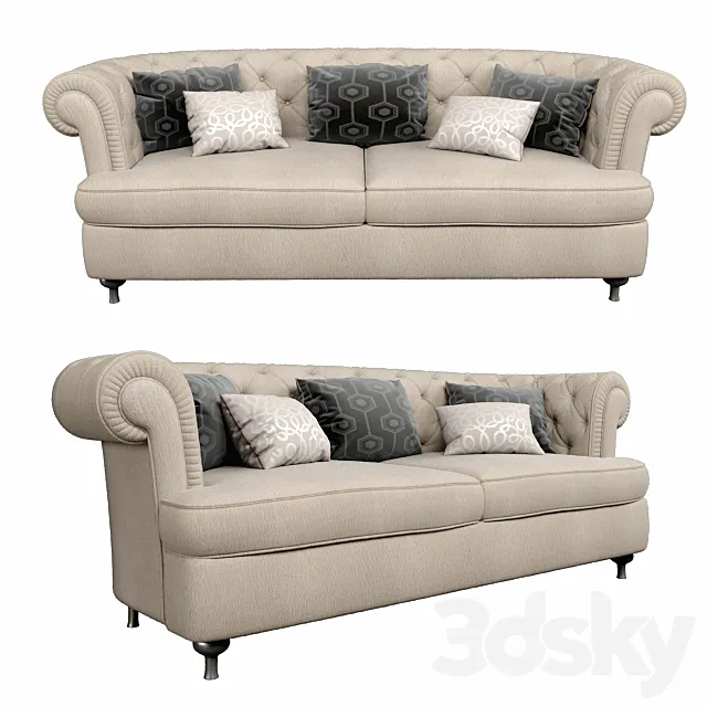 sofa Lisette Opera 3D Model sofa Lisette Opera 3D Model