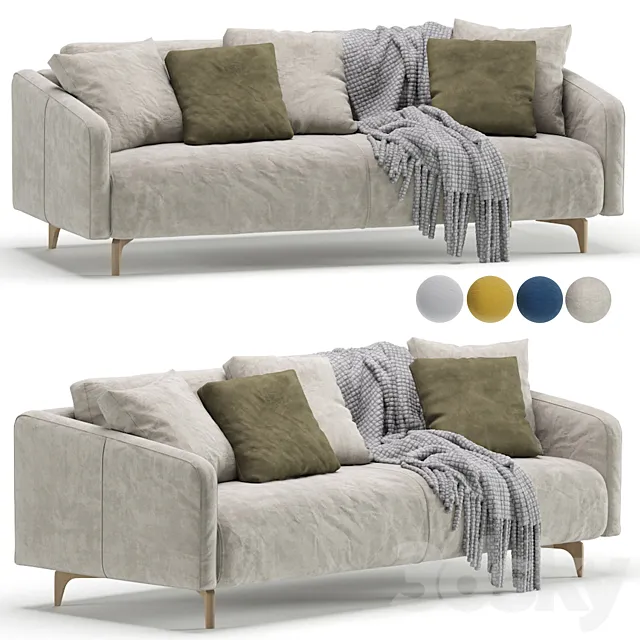 Sofa Ljeri Barhat Beige By Divan.ru _ Sofa Ljeri 3D Model Sofa Ljeri Barhat Beige By Divan.ru _ Sofa Ljeri 3D Model