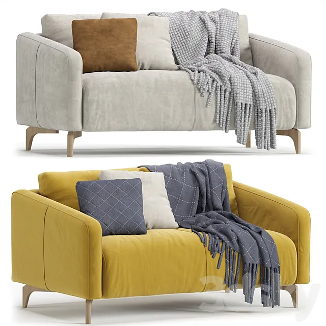 Sofa Ljeri Mini Barhat Beige Velvet Light by Divan.ru 4 Colors _ Sofa Ljeri Mini 3D Model Sofa Ljeri Mini Barhat Beige Velvet Light by Divan.ru 4 Colors _ Sofa Ljeri Mini 3D Model