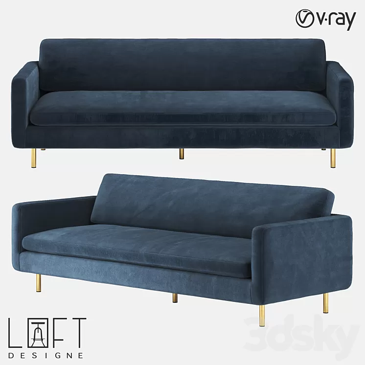 Sofa LoftDesigne 2504 model 3D Model