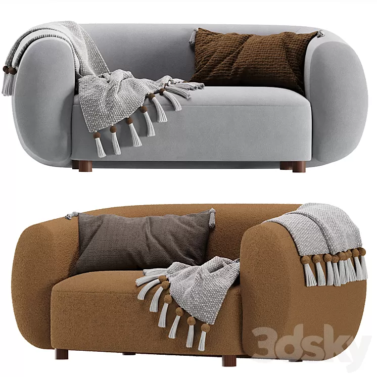 Sofa Londi Cozy Ivory Divan.ru \/ Sofa Londi 3D Model Free Download
