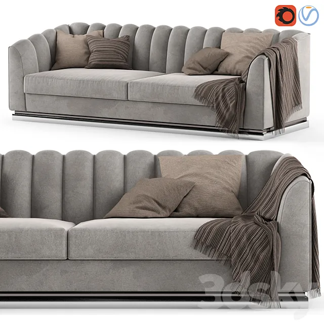 Sofa Lotus Modern 3DModel