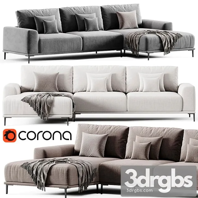 Sofa Lounge Montado By Eichholtz 3D Model Download Sofa Lounge Montado By Eichholtz 3D Model Download