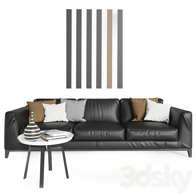 Sofa Lutetia from Maxalto 3DModel