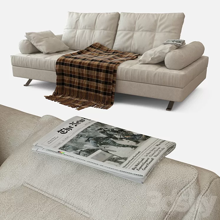 Sofa Madison from Relotti m01-3 3D Model
