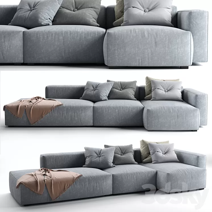 Sofa MAGS SOFT 3D Model Sofa MAGS SOFT 3D Model