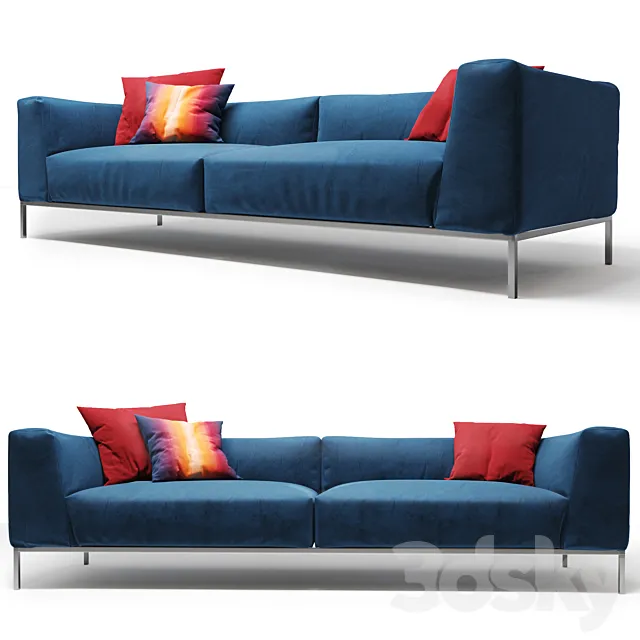 Sofa Marelli New York straight 2-seater 3DModel