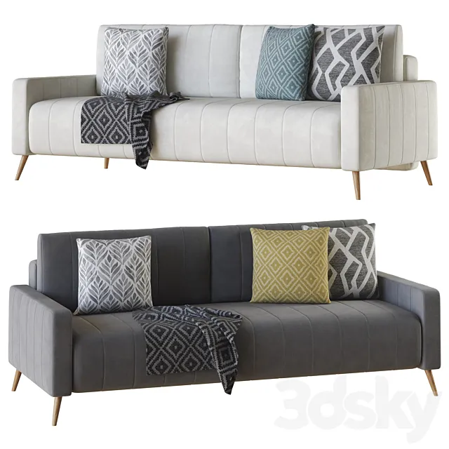 sofa markful by divan.ru 3D Model sofa markful by divan.ru 3D Model
