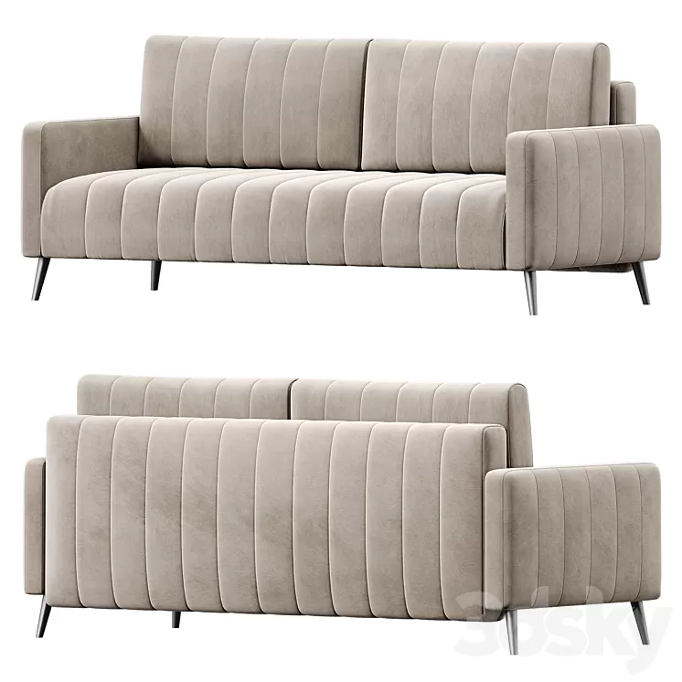 Sofa Markful Velvet 3D Model Free Download
