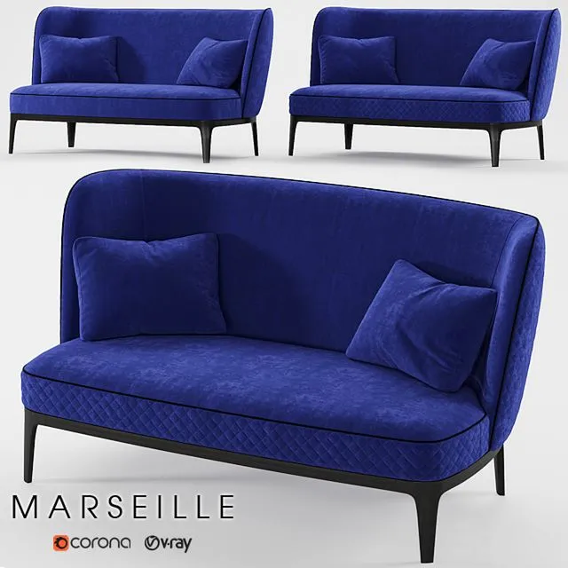 Sofa Marseille 3D Model Sofa Marseille 3D Model