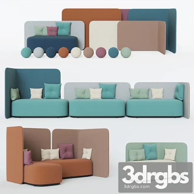Sofa Martela Podlounge 3D Model Download Sofa Martela Podlounge 3D Model Download