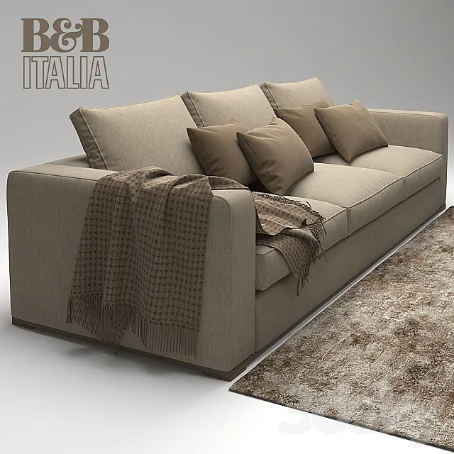 SOFA MAXALTO B & B ITALIA OMNIA 3D Model SOFA MAXALTO B & B ITALIA OMNIA 3D Model