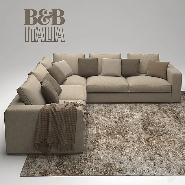 Sofa MAXALTO B & B ITALIA OMNIA 3D Model Sofa MAXALTO B & B ITALIA OMNIA 3D Model