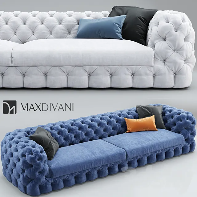 Sofa MaxDivani AUTOGRAFO Tufted 3DModel