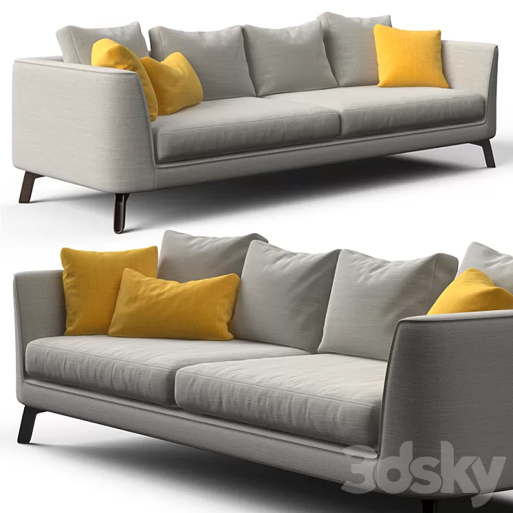 sofa Mcqueen Sofa 401LA – large 3D Model