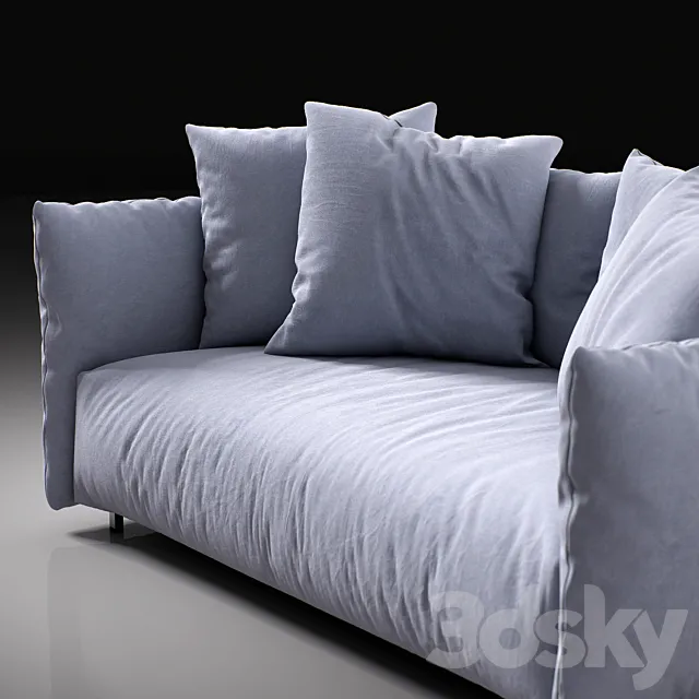 Sofa Meridiani Scott 3DModel Sofa Meridiani Scott 3DModel