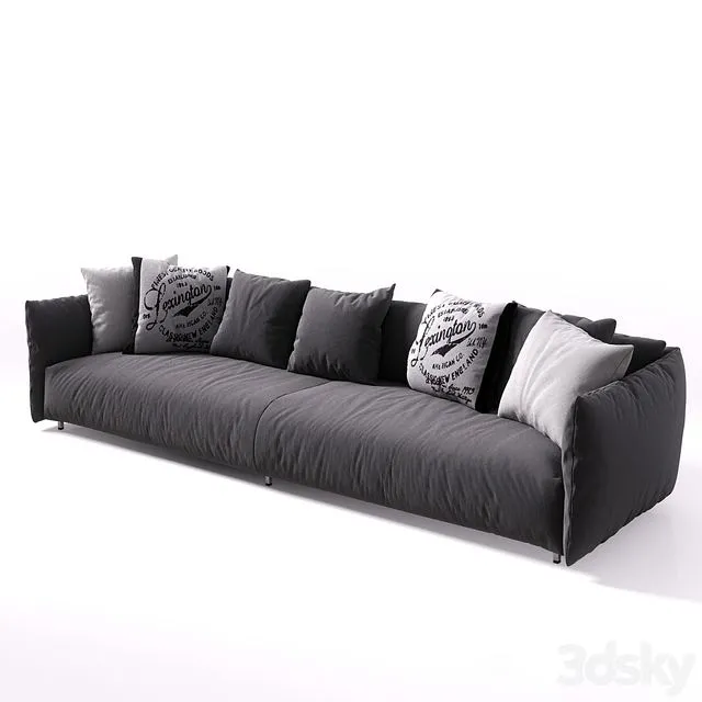 Sofa Meridiani Scott Twin 3D Model