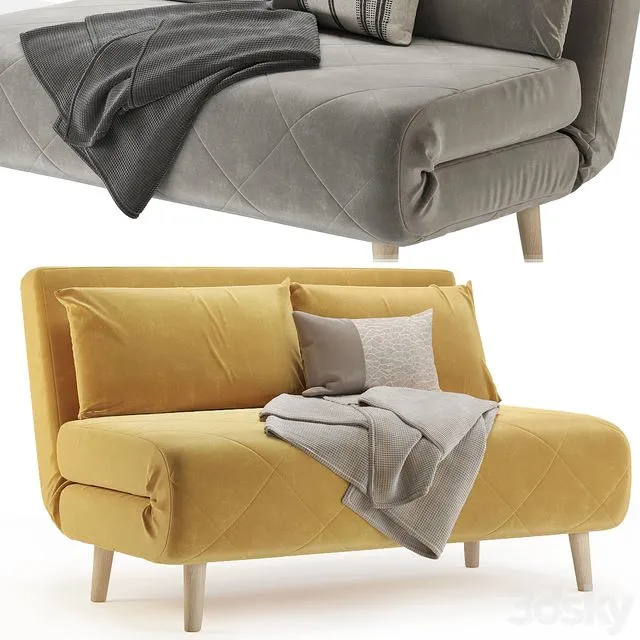 Sofa Milken 3D Model Sofa Milken 3D Model