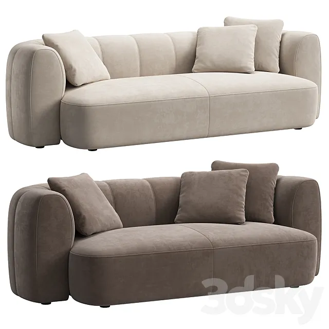 Sofa Milo by Marelli 3D Model