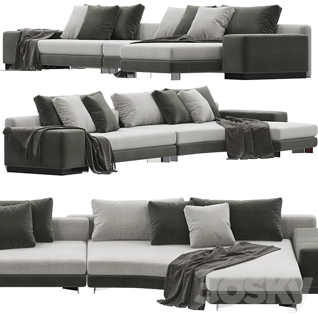 Sofa Minotti Daniels 3DModel Sofa Minotti Daniels 3DModel