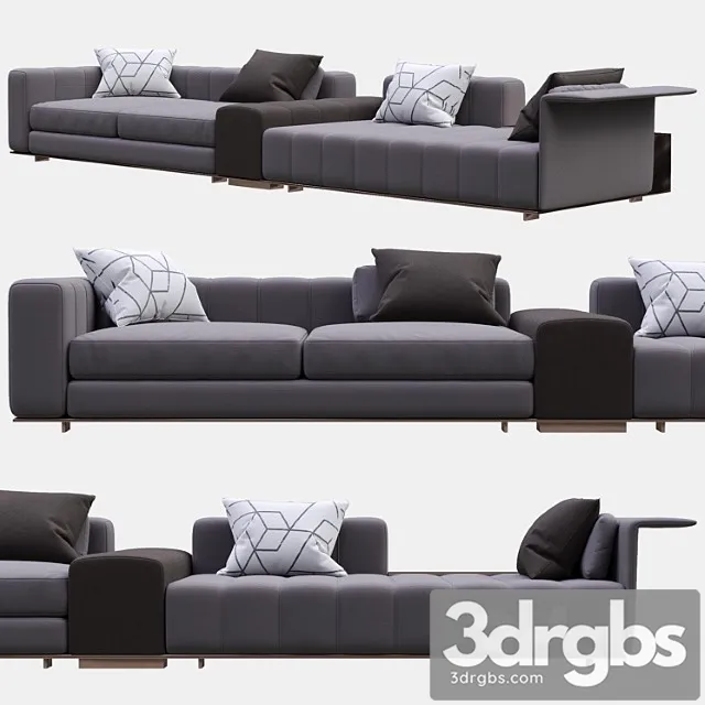 Sofa minotti freeman 2 3D Model Download Sofa minotti freeman 2 3D Model Download