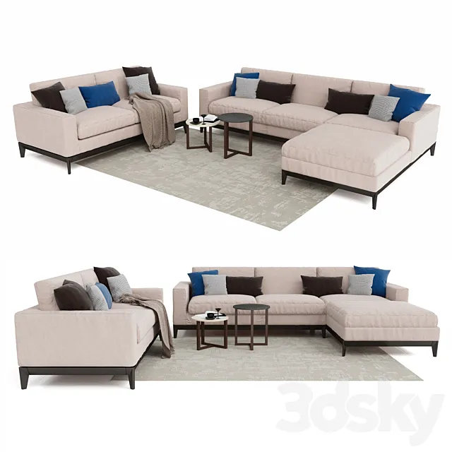 Sofa MisuraEmme Antibes 3DModel