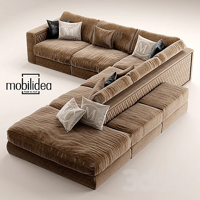 sofa mobilidea THOMAS Design Samuele Mazza 3D Model