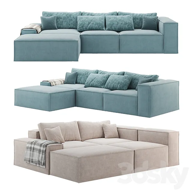 Sofa Modular 3D Model Sofa Modular 3D Model
