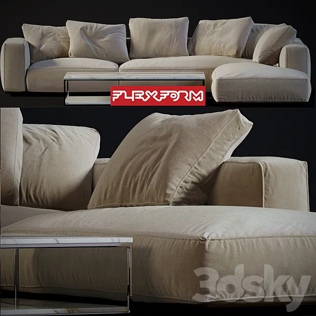Sofa modular Grandemare 3DModel Sofa modular Grandemare 3DModel