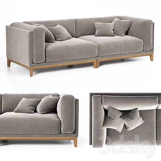 sofa module CASE 1240×940 (art.901 _ 902) 3D Model sofa module CASE 1240×940 (art.901 _ 902) 3D Model