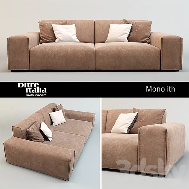Sofa Monolith _ Ditre Italia 3D Model Sofa Monolith _ Ditre Italia 3D Model