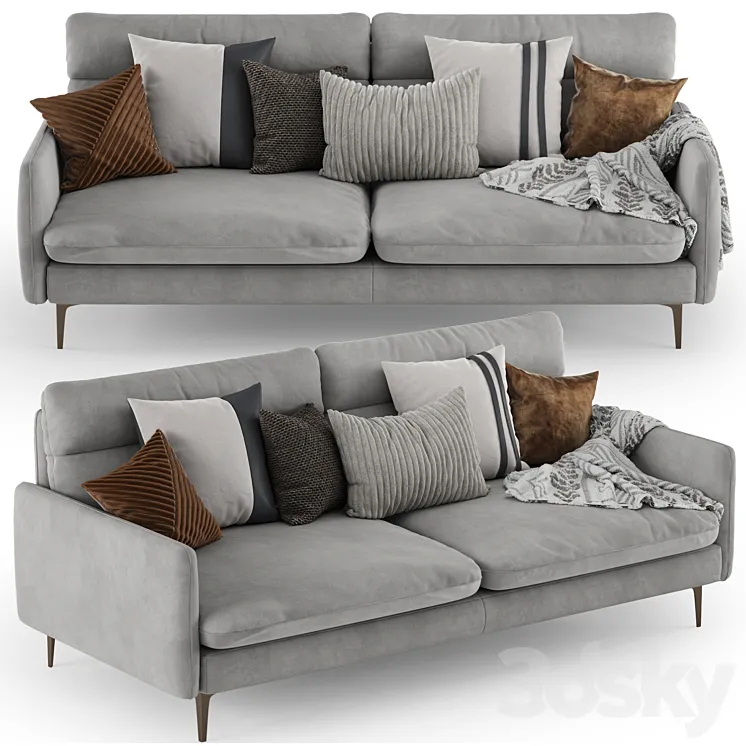 Sofa MONTE-CARLO Duvivier Canapes 3D Model Free Download