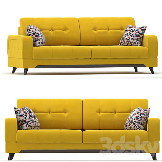 Sofa MONTI 160 3D Model