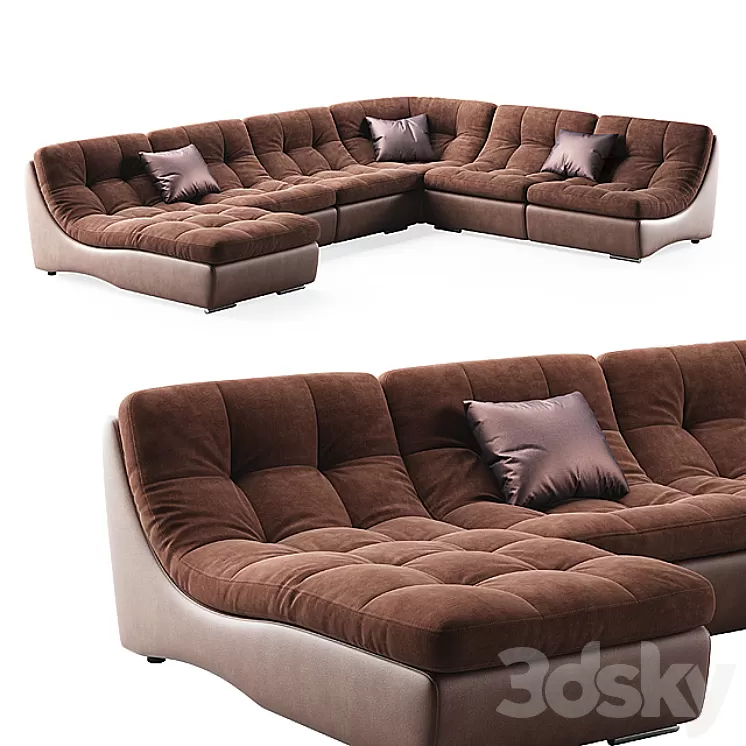 Sofa Montreal modular 3D Model