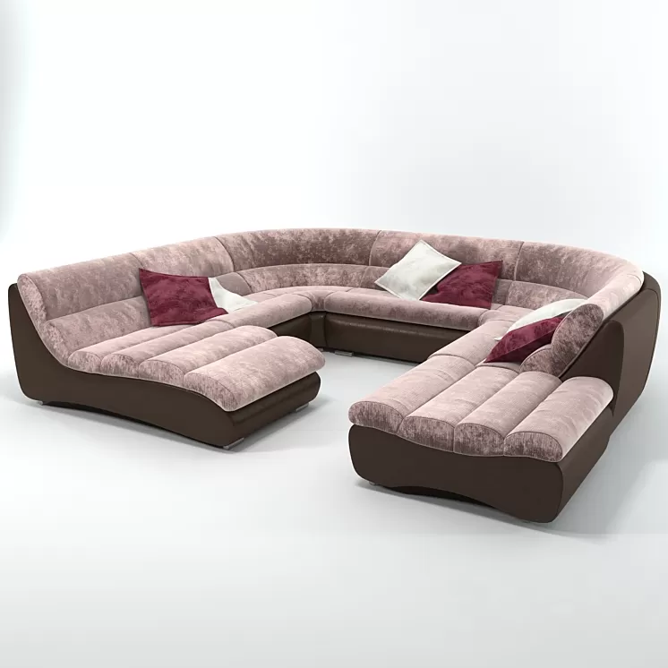 Sofa Moon 3D Model