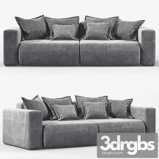 Sofa moon007 low poly 2 3D Model Download Sofa moon007 low poly 2 3D Model Download