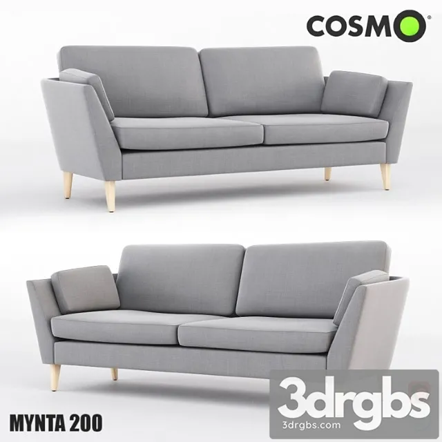 Sofa Mynta 200 3D Model Download Sofa Mynta 200 3D Model Download