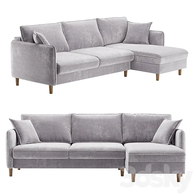 Sofa Narvik angular 3D Model