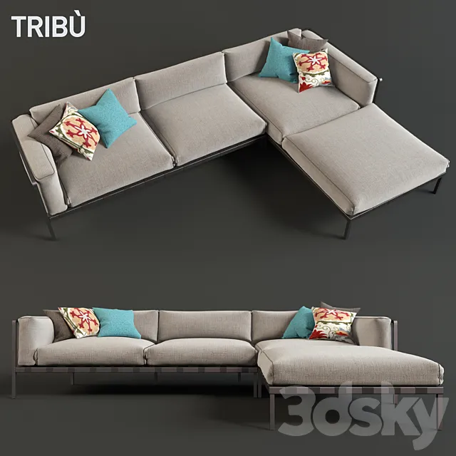 Sofa NATAL ALU SOFA 3DModel Sofa NATAL ALU SOFA 3DModel