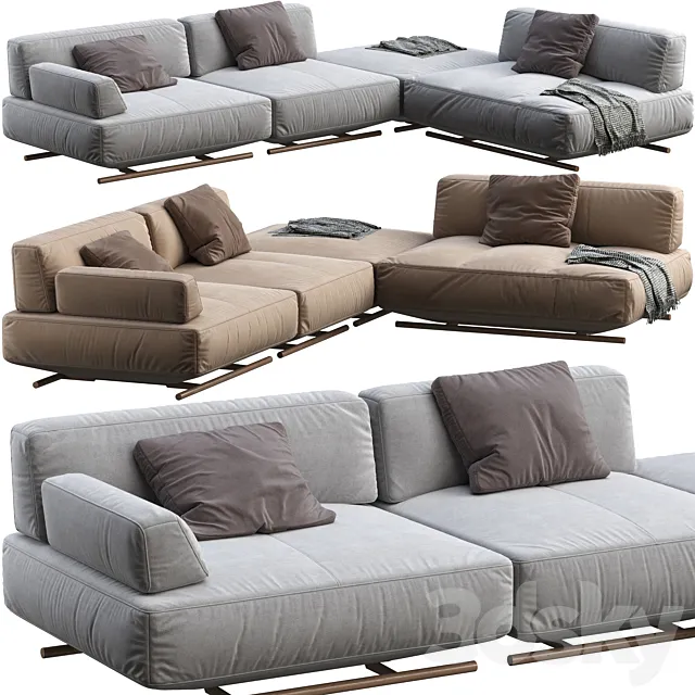 Sofa Natuzzi Cava 3DModel