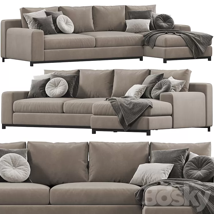 Sofa Natuzzi Leaf 3D Model Sofa Natuzzi Leaf 3D Model
