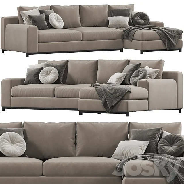 Sofa Natuzzi Leaf 3DModel