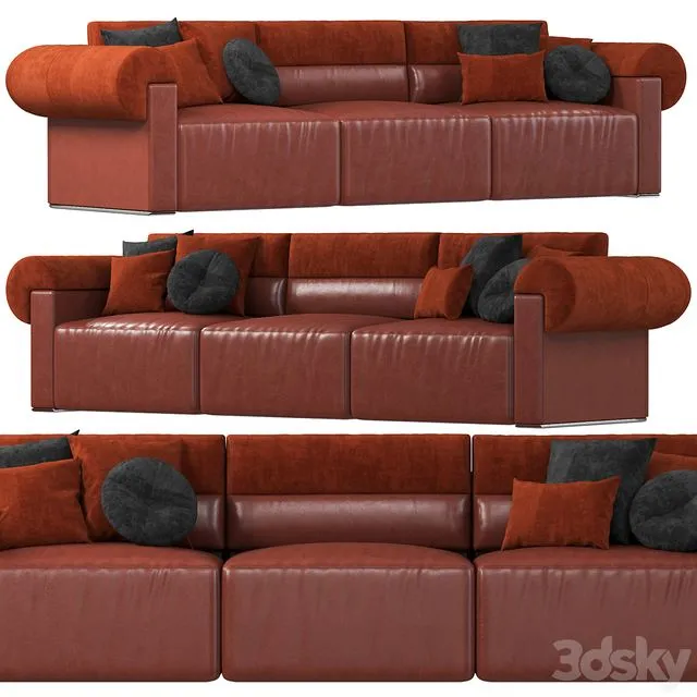 Sofa Natuzzi NEW CLASSIC 3D Model Sofa Natuzzi NEW CLASSIC 3D Model