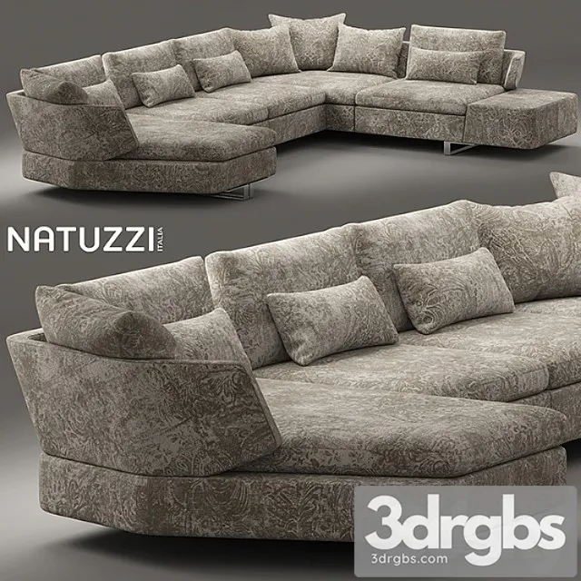 Sofa natuzzi opus 2 3D Model Download Sofa natuzzi opus 2 3D Model Download