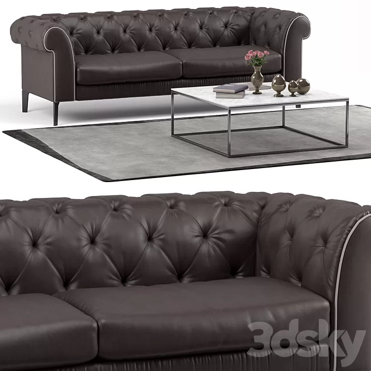 Sofa Natuzzi Orfeo 3D Model Sofa Natuzzi Orfeo 3D Model