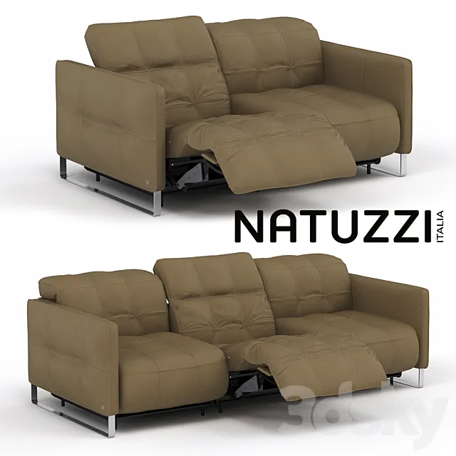 Sofa Natuzzi Philo 3D Model Sofa Natuzzi Philo 3D Model