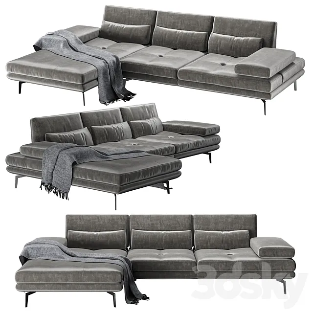 Sofa Nicoletti 3D Model Sofa Nicoletti 3D Model
