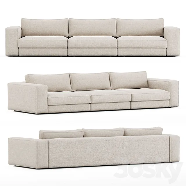 Sofa Noora 3 modules by Bolia 3D Model Sofa Noora 3 modules by Bolia 3D Model