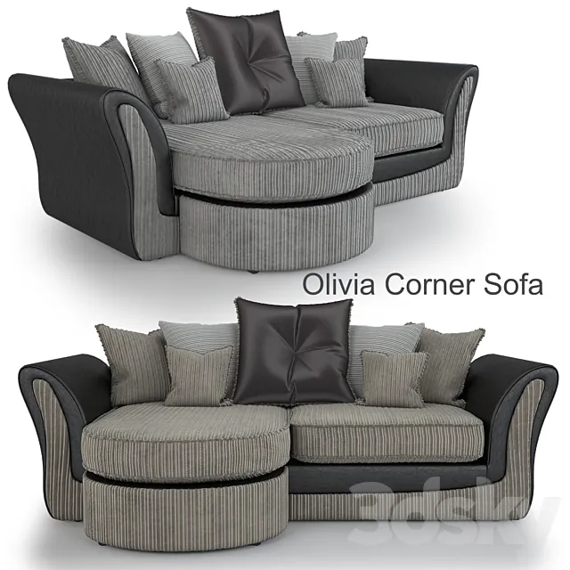 Sofa Olivia Corner Sofa 3D Model Sofa Olivia Corner Sofa 3D Model